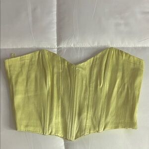 Zara Light Yellow Corset Camisole